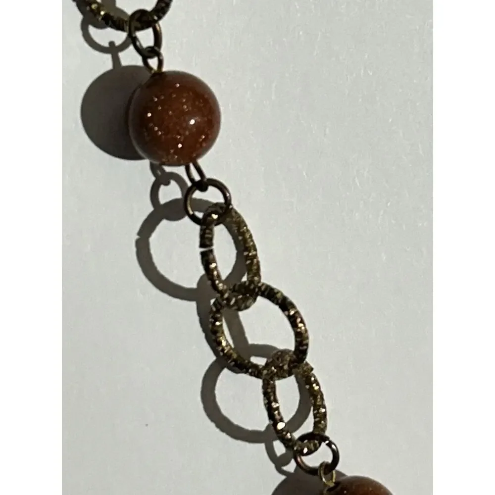 1960’s Boho Chic style Red Jasper Necklace & Earrings Retro Vintage
